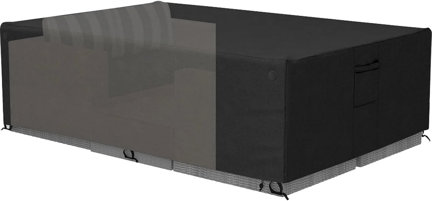 Special Tuyeho 124x84 Heavy Duty 900D Outdoor Patio Furniture Set Cover Waterproof - Image 5