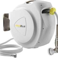 Special Garden Hose Reel, 5/8 in 100+6 ft, Heavy Duty Wall Mounted Water Hose Reel, 180° Swivel Bracket