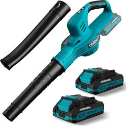 Special Blower Cordless 21V Electric with 2 Batteries and Charger Lightweight – For Yard Cleanup