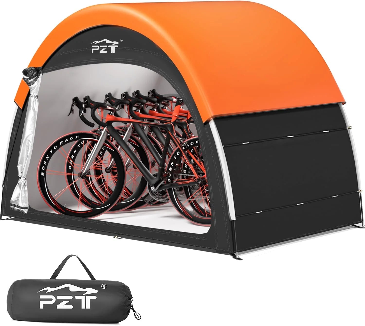 Special Upgraded Bike Tent with Rain Cover, Outdoor Storage Shed for 2-3 Bikes