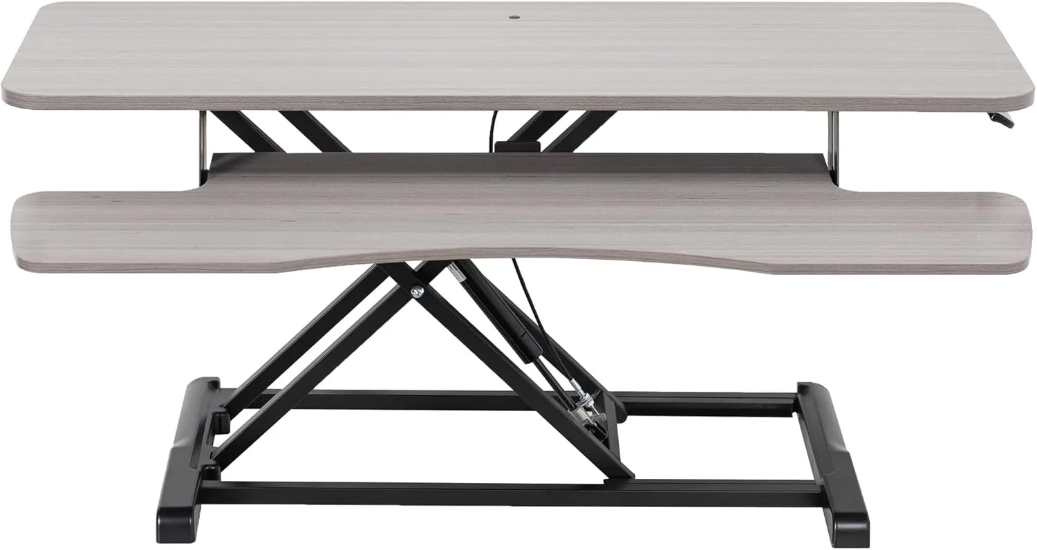 Special 32 inch Desk Converter, K Series, Height Adjustable Sit to Stand Riser, DESK-V000K - Image 21