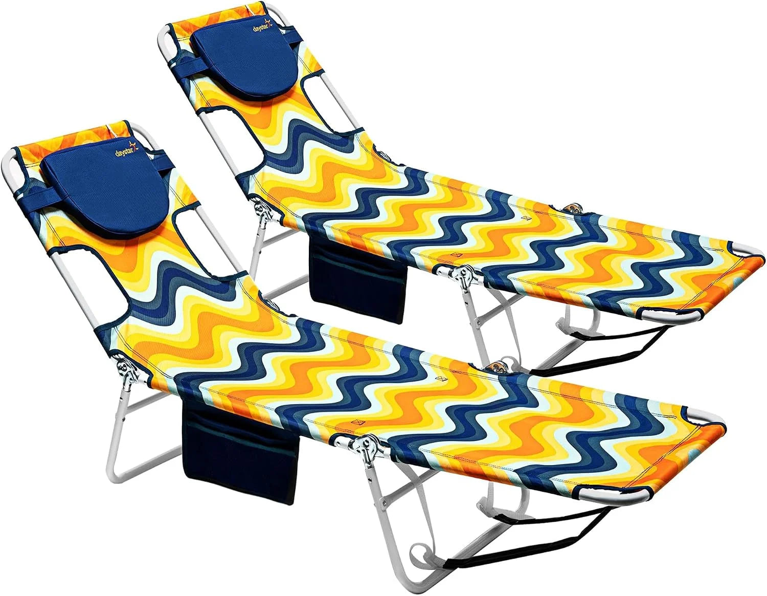 Special Lay Flat Tanning Chair, Face Down Lounger, 5-Position Reclining, Heavy-Duty 300 lb Capacity - Image 8