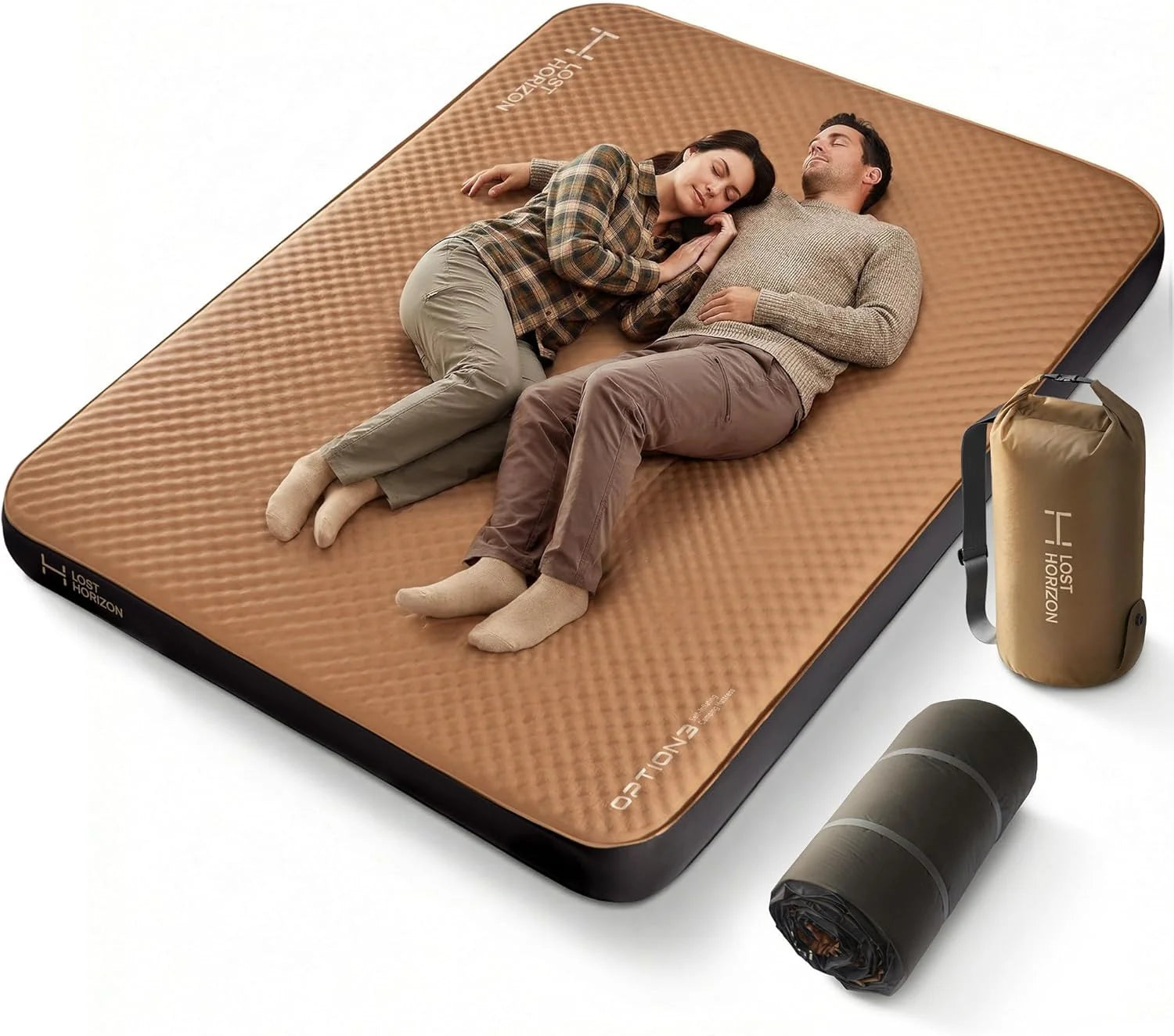 Special Lost Horizon Air & Foam Camping Mattress, Self-Inflating Sleeping Pad, 4.5 Thick, with Pump Sack, R13 Insulation - Image 6