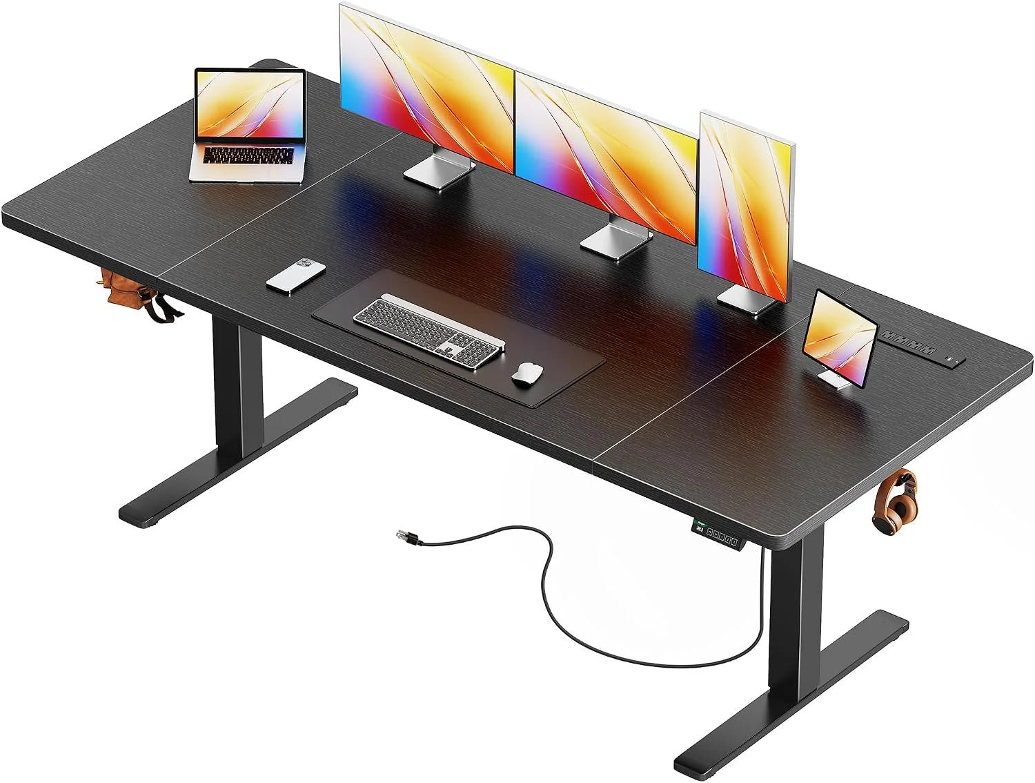 Special Electric Standing Desk with Power Outlets and USB-C Port, 47 X 24 Inch Height Adjustable Desk - Image 13