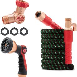 Special Pocket Hose Ballistic Double UV Edition 100 FT Expandable Garden Hose w/Pocket Pivot Swivel Connector