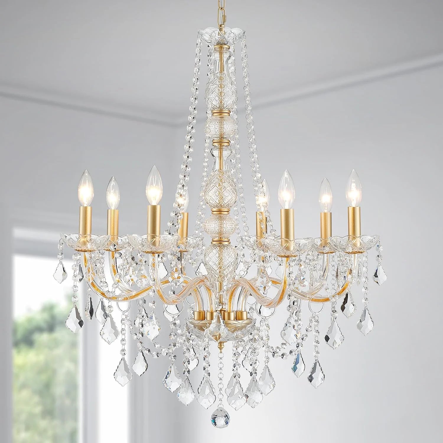 Special 5-Light Crystal Candle Chandelier Pendant Ceiling Light Modern Lighting Fixture for Bedroom Hallway Bar Kitchen - Image 21