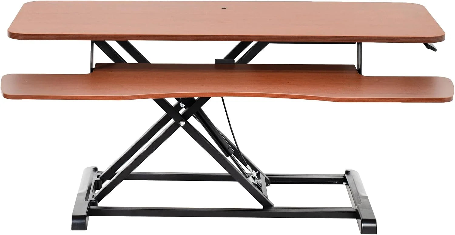 Special 32 inch Desk Converter, K Series, Height Adjustable Sit to Stand Riser, DESK-V000K - Image 3