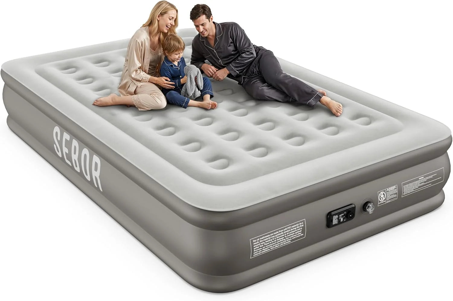 Special Air Mattress Queen with Built-in Pump 18, Comfortable Self-Inflating Blow up Mattress with High-Speed Pump - Image 6