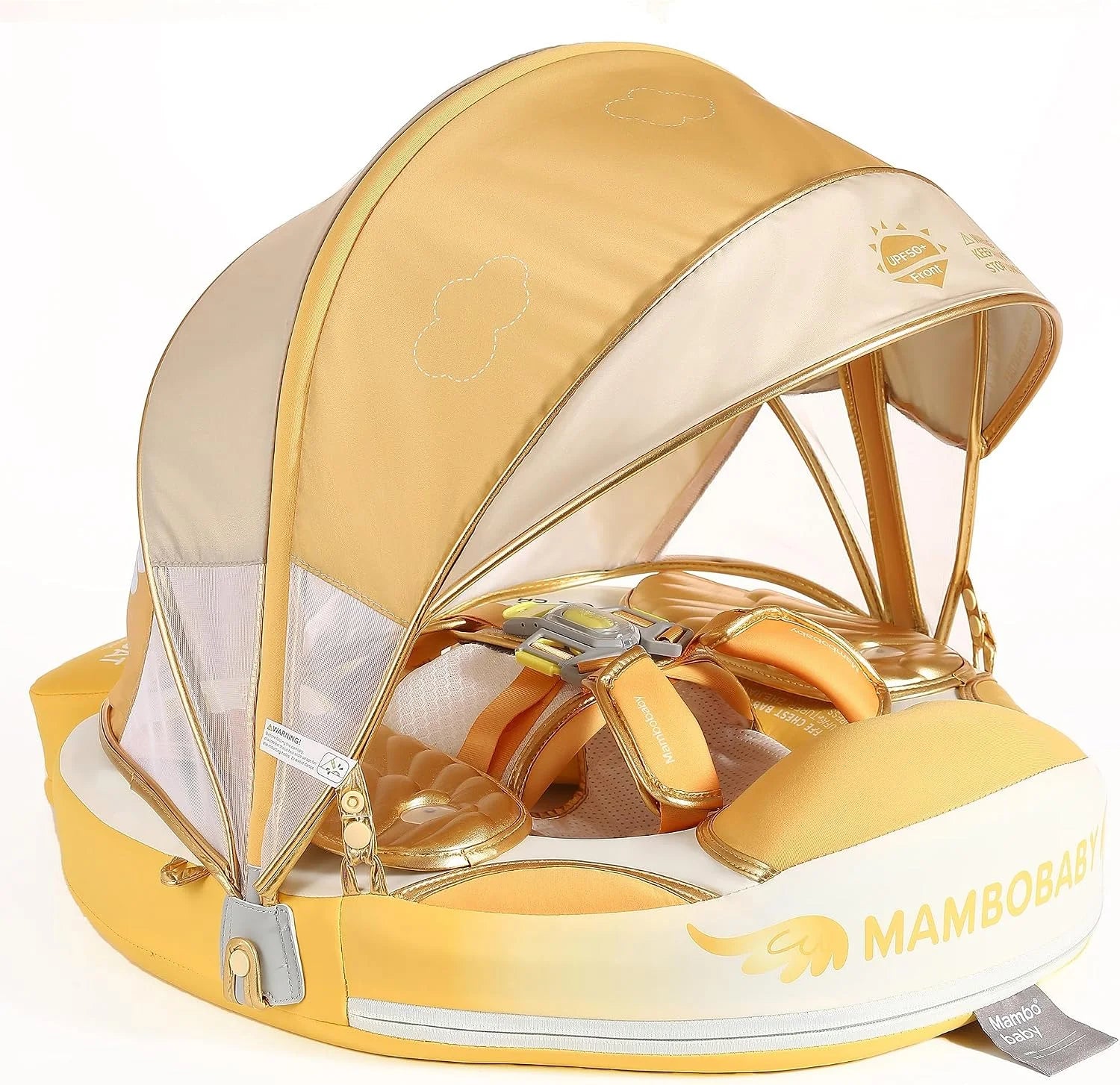 Special Mambobaby Float Self-Inflating Baby Pool Floats Hammock with Canopy, Compressible Folding Baby Floating Bed - Image 7