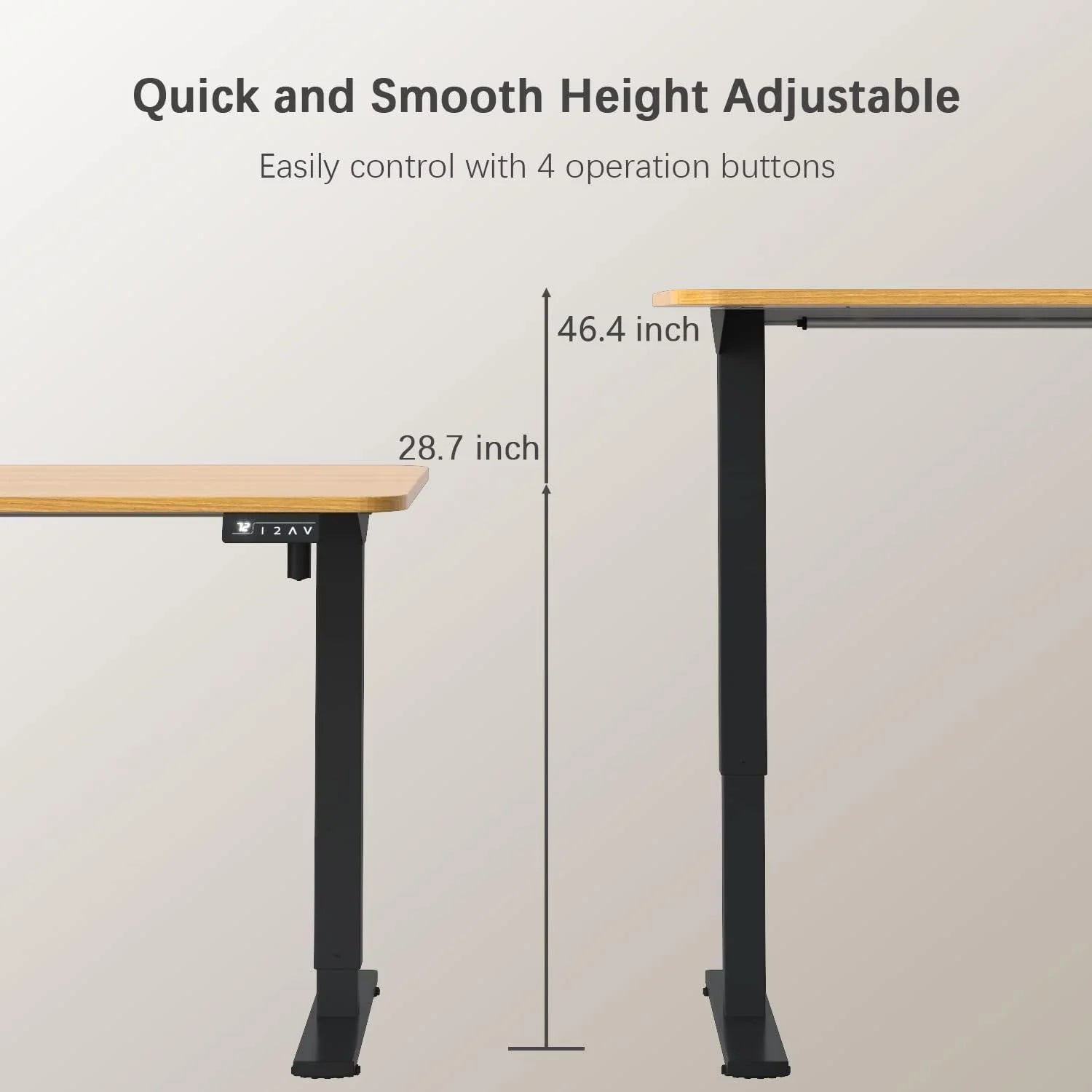 Special 55 x 24 Inches Electric Height Adjustable Standing Desk Large Sit Stand Up Desk Home Office Computer Desk Memory - Image 73