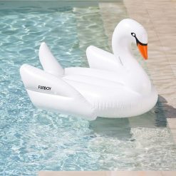 Alternative view of Special Giant Inflatable Swan Pool Float, Luxury Float for Summer Pool Parties and Entertainment