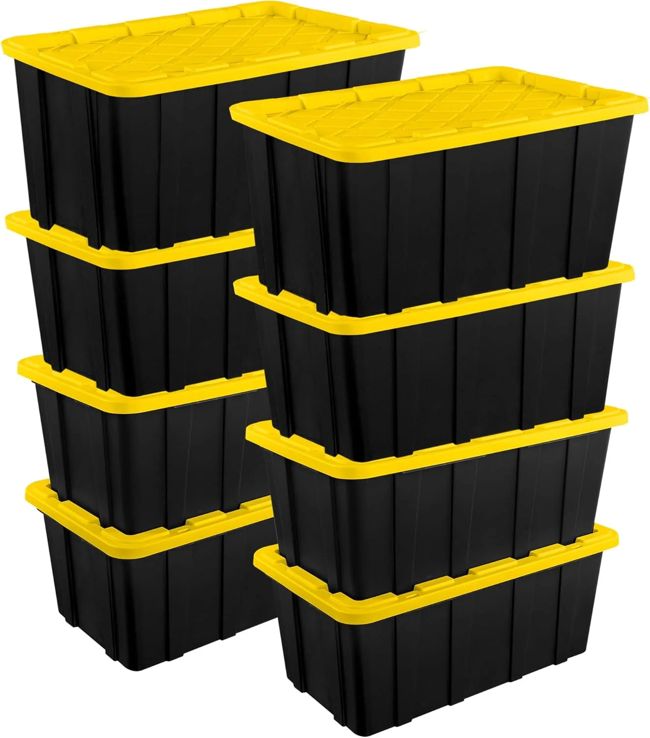 Special Sterilite 4-Pack 27 Gallon Industrial Storage Tote, Heavy-Duty Plastic Bins - Image 16
