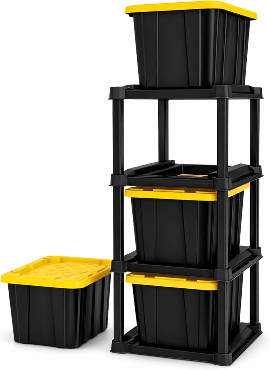 Special Sterilite 4-Pack 27 Gallon Industrial Storage Tote, Heavy-Duty Plastic Bins - Image 3