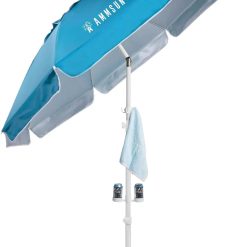 Special AMMSUN Shade Umbrella, Premium Portable Umbrella with Stand, 6.5ft Lightweight Free Standing Canopy for Sporting Games
