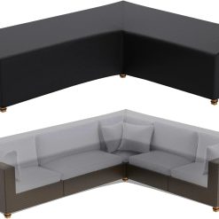 Special Mrrihand Patio Furniture Covers, Waterproof Outdoor V-Shaped Sectional Sofa Cover, Heavy Duty Lawn Outdoor Couch Covers
