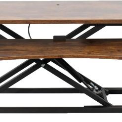 Alternative view of Special 32 inch Desk Converter, K Series, Height Adjustable Sit to Stand Riser, DESK-V000K