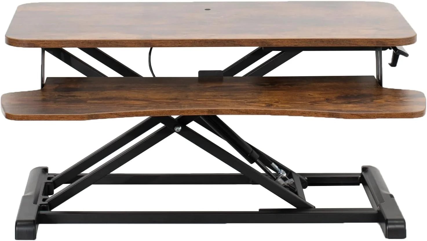 Special 32 inch Desk Converter, K Series, Height Adjustable Sit to Stand Riser, DESK-V000K - Image 2
