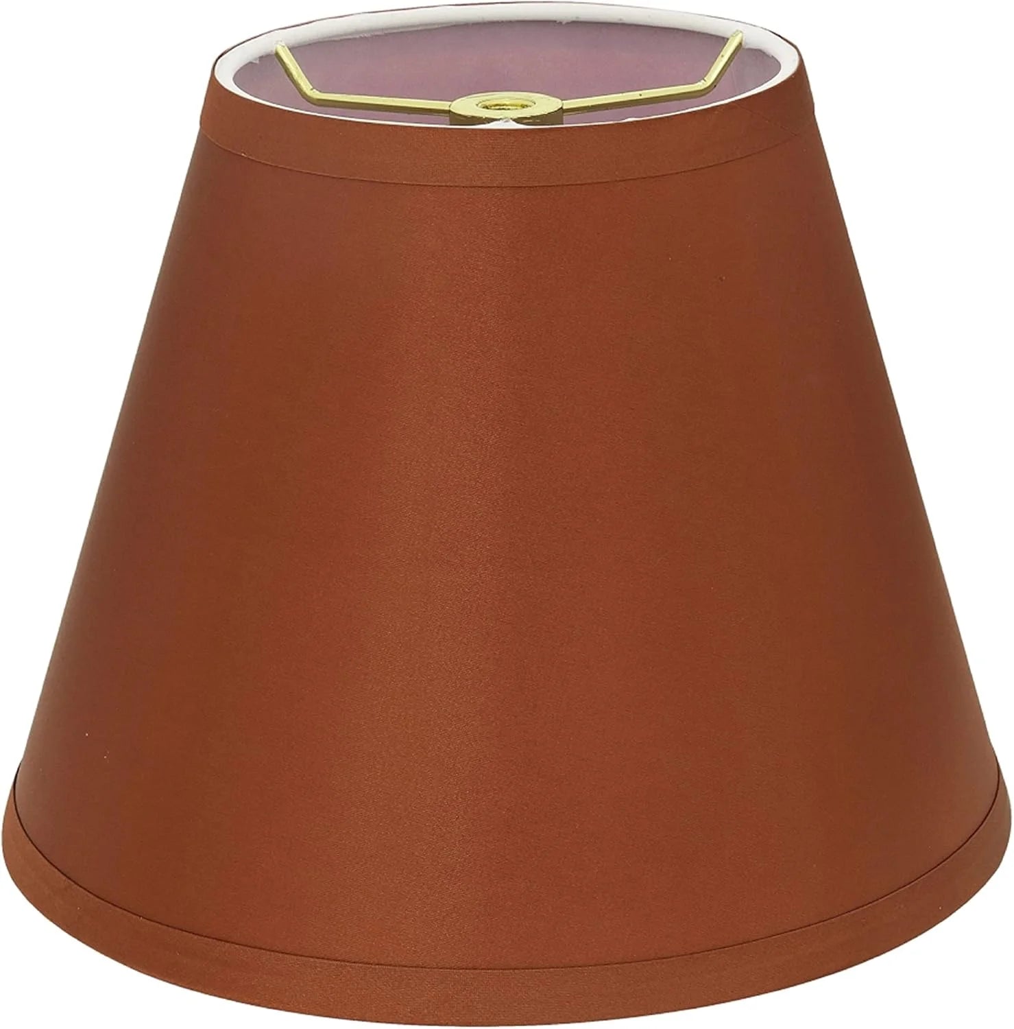 Special Creative 32622 Transitional Empire Shape Spider Construction Lamp Shade in Cider Brown - Image 7