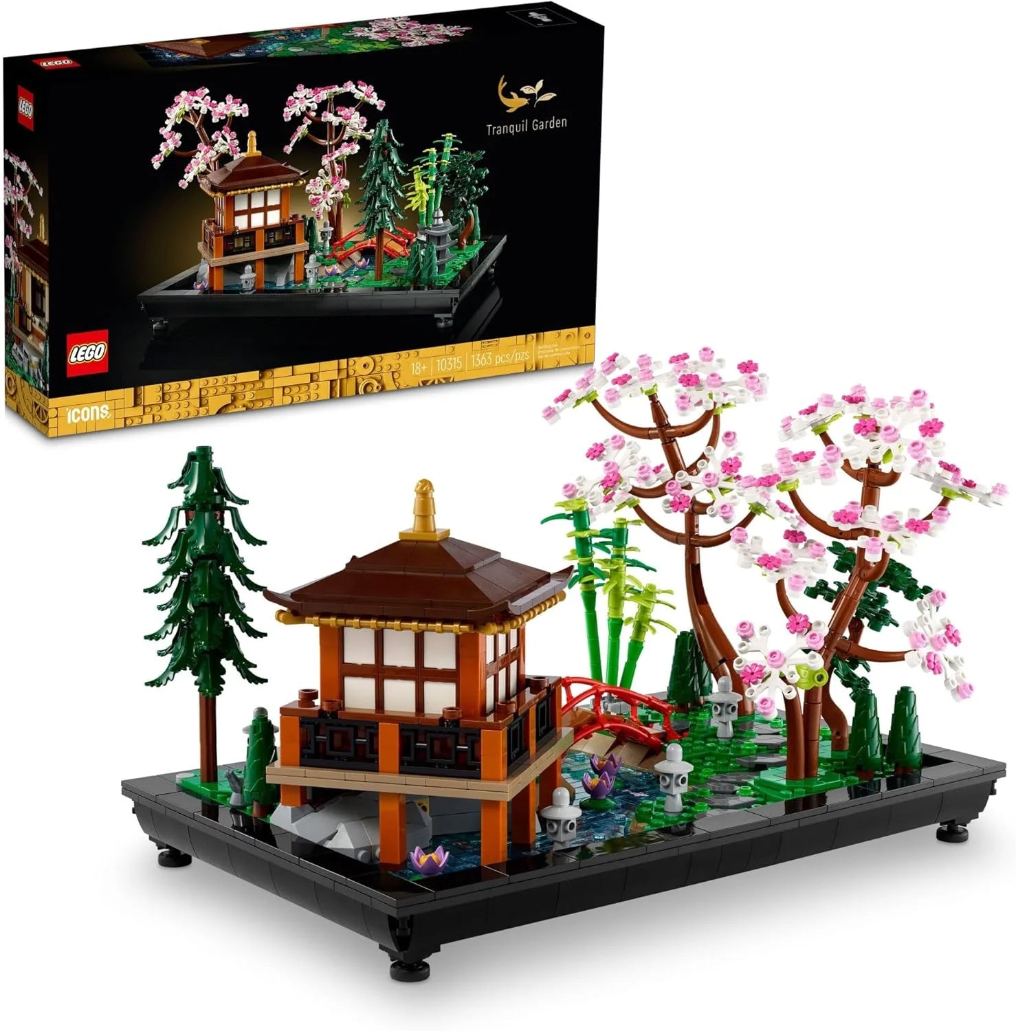 Special LEGO Icons Tranquil Garden Building Set, Detailed Japanese Zen Garden DIY Kit for Adults, Ages 18+, 10315 - Image 2