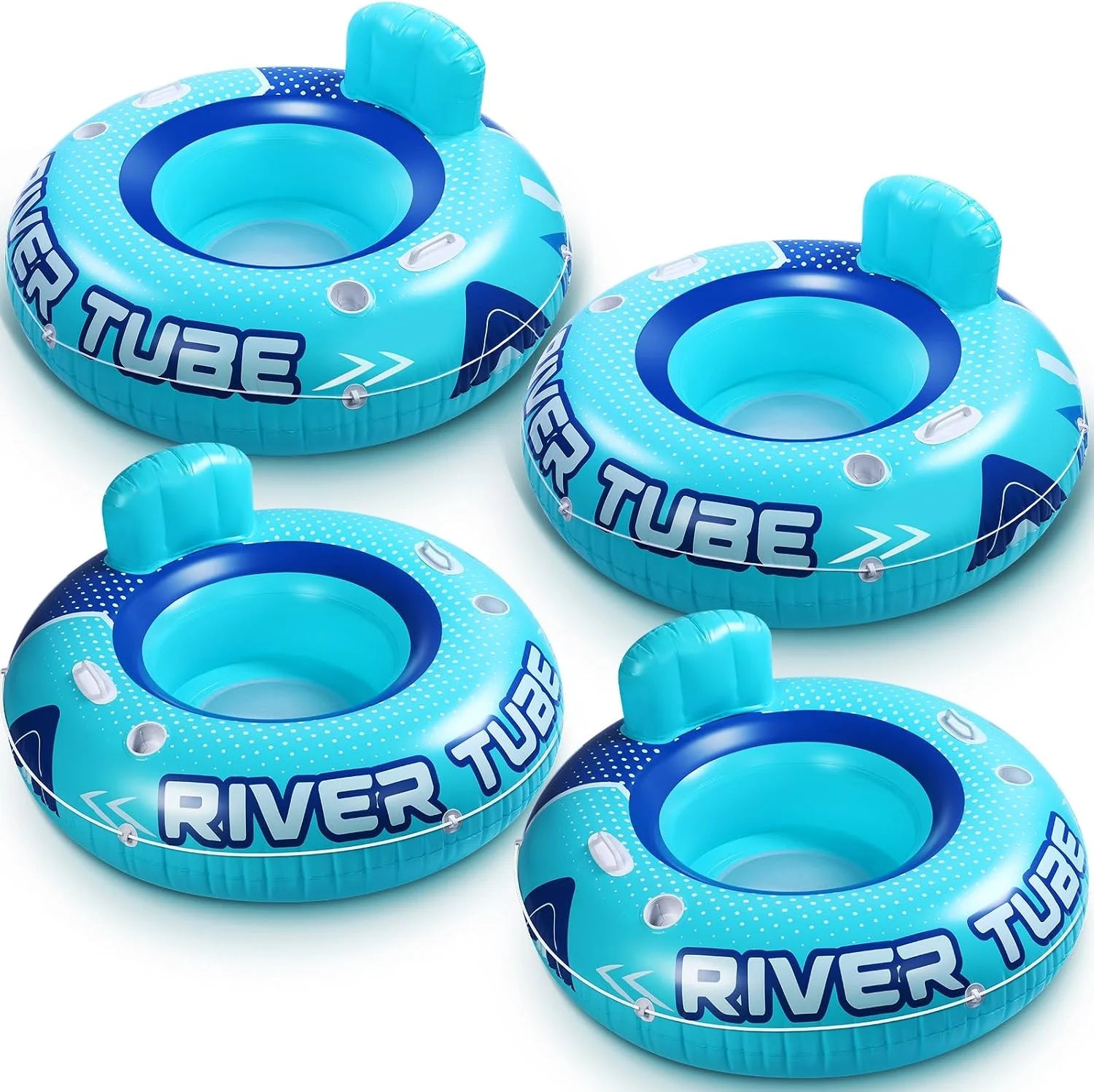 Special Glimin 2 Pcs Green Blue 53 Heavy Duty River Tube Float Inflatable Pool Floating Tube for Adult Large River Raft Water - Image 7