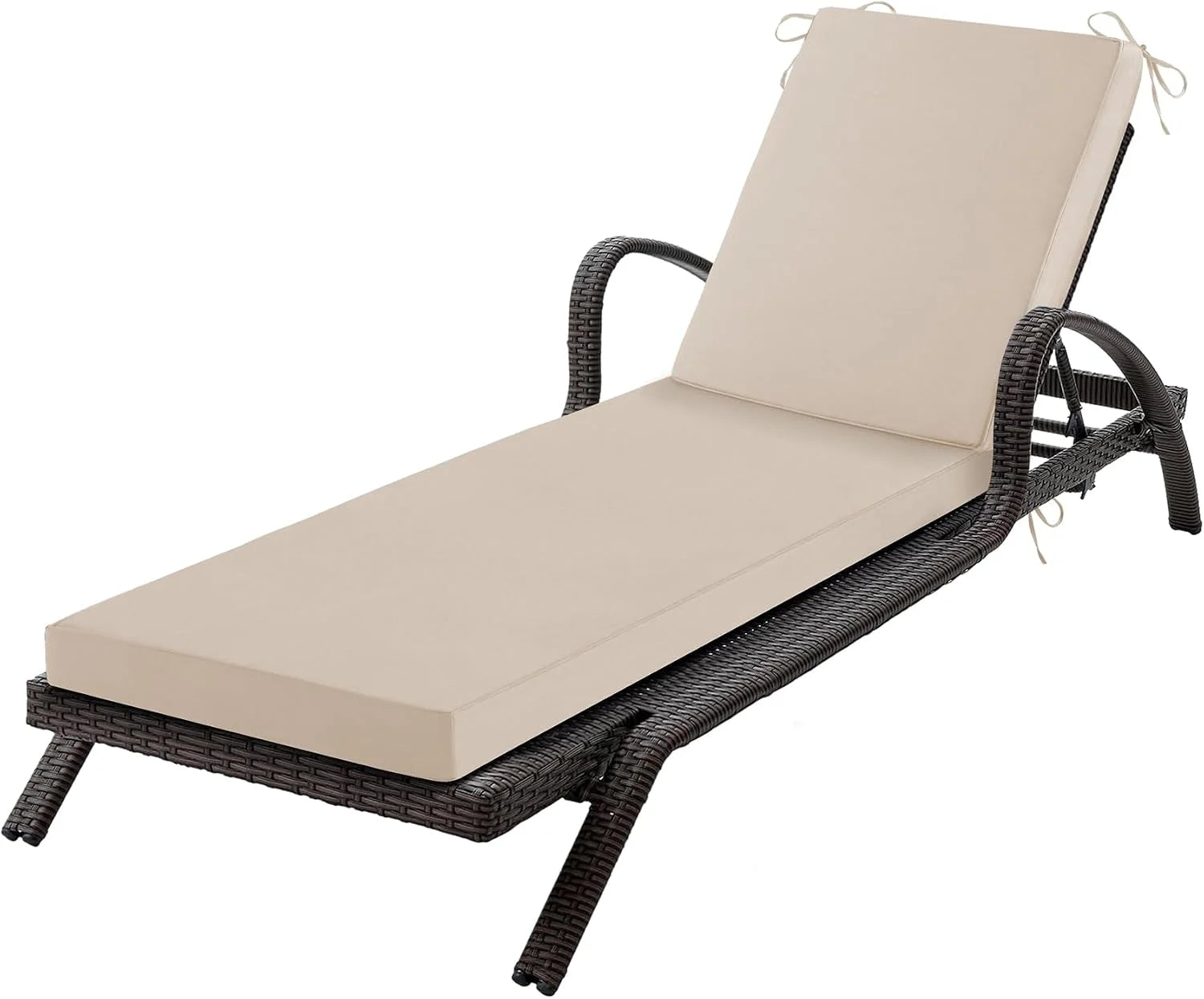 Special Chaise Lounge Cushions Outdoor, 72x 21x 3 Inch Waterproof & Fade-Resistant Lounge Chair Cushion - Image 4