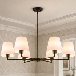 Special Gold Chandeliers for Dining Room, 6 Light