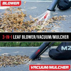 Special 3-in-1 Electric Leaf Blower Vacuum Mulcher, Corded