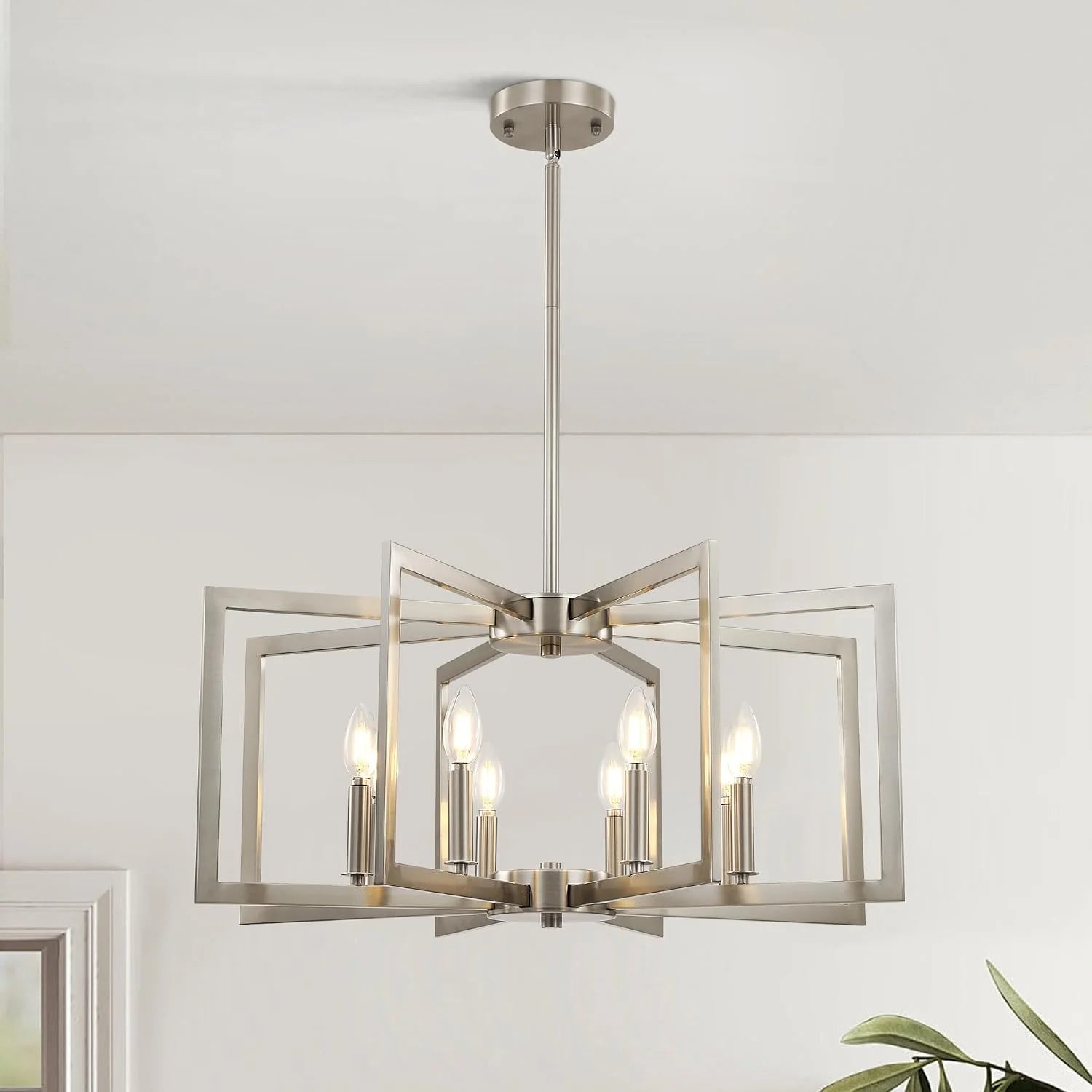 Special 6-Light Gold Pendant Light, Modern Farmhouse Dining Room Light Fixtures Over Table - Image 5