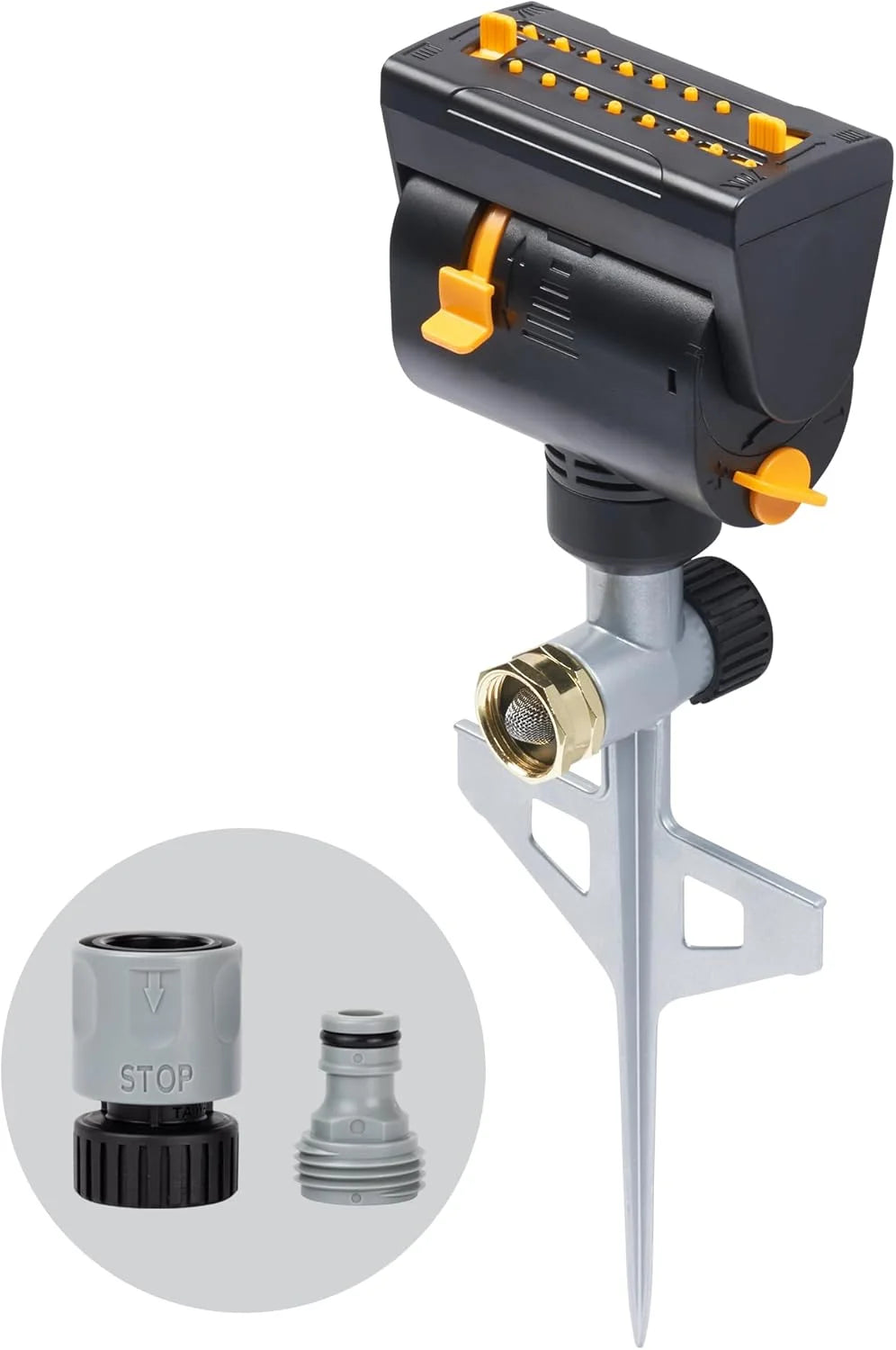 Special Melnor 65178AMZ MiniMax Turbo Oscillating Sprinkler on Tripod, 4000 sq. ft., 4-Way Adjustable - Image 7
