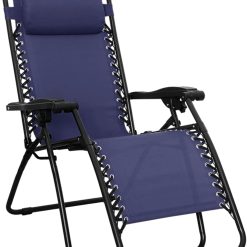 Alternative view of Special Amazon Basics Zero Gravity Lounge Chair with Pillow, Foldable Outdoor Reclining Chair for Patio and Beach