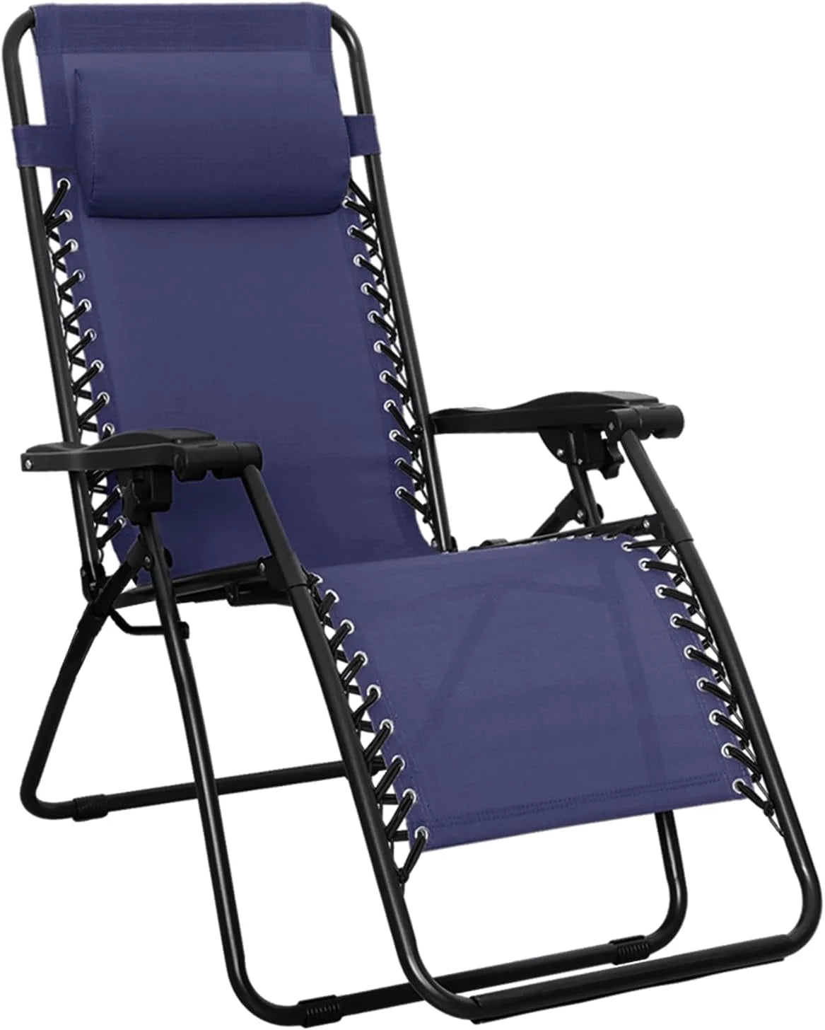 Special Amazon Basics Zero Gravity Lounge Chair with Pillow, Foldable Outdoor Reclining Chair for Patio and Beach - Image 2