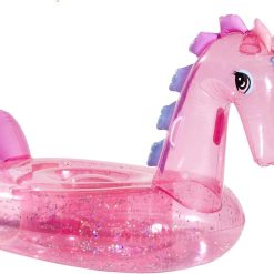 Special Giant Inflatable Glitter Unicorn, Luxury Float for Summer Pool Parties and Entertainment