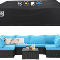 Alternative view of Special AKEfit Patio Furniture Covers,500D Heavy Duty Waterproof for Outdoor Square and Retangle Patio Table and Chair Covers