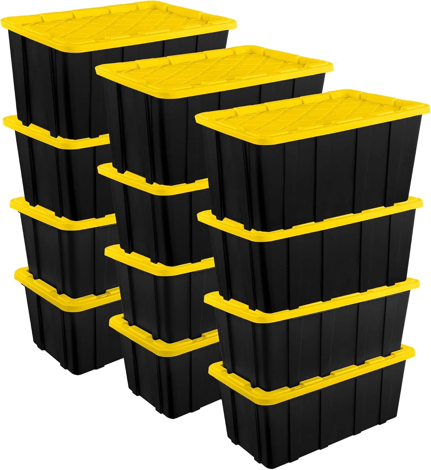 Special Sterilite 4-Pack 27 Gallon Industrial Storage Tote, Heavy-Duty Plastic Bins - Image 12