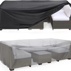Alternative view of Special Mrrihand Outdoor Patio Furniture Covers Waterproof 90Lx62Wx28H Black