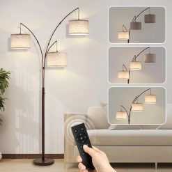 Special Floor Lamp, Remote Control, Dimmable, 3 Light