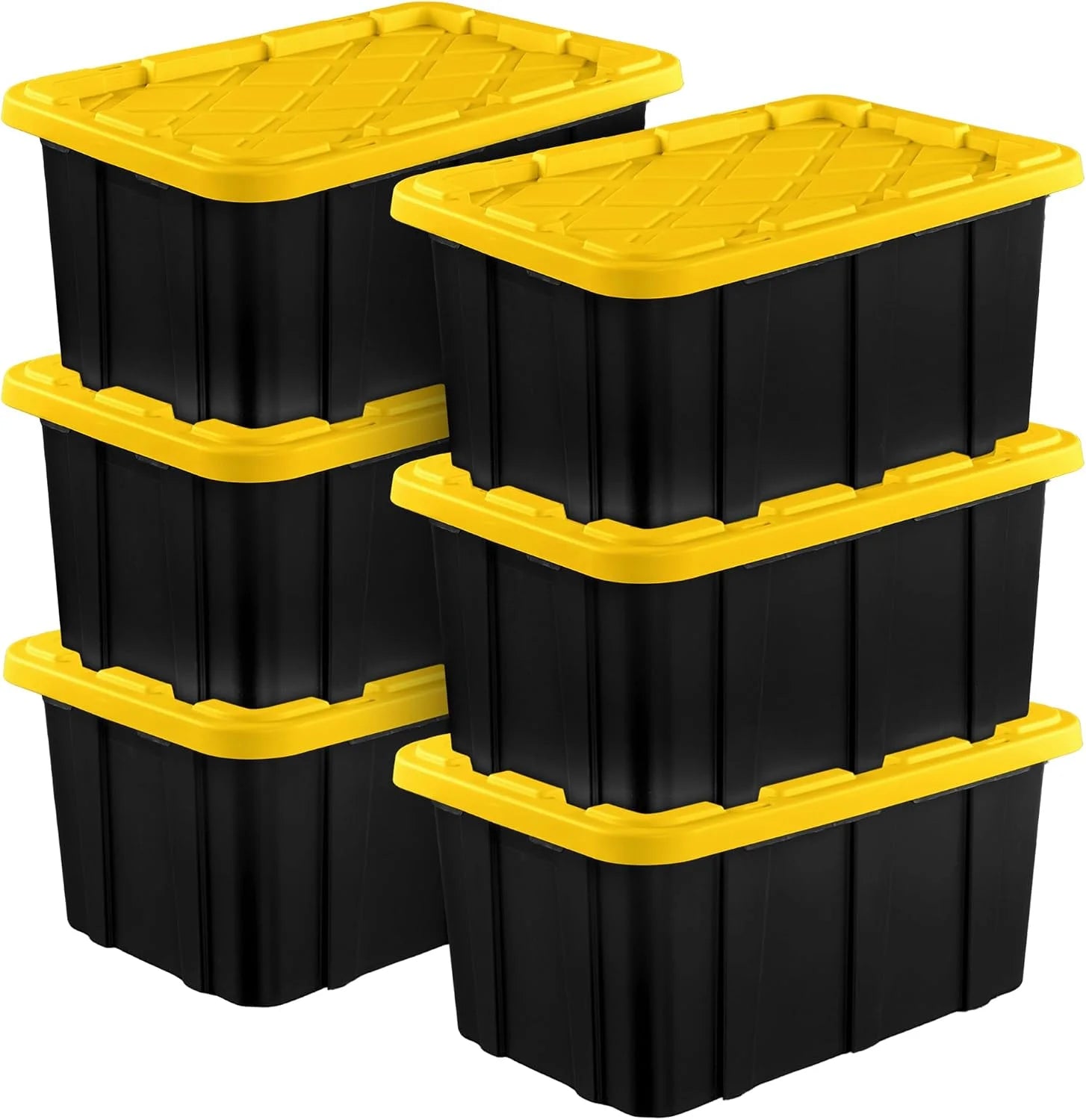 Special Sterilite 4-Pack 27 Gallon Industrial Storage Tote, Heavy-Duty Plastic Bins - Image 15