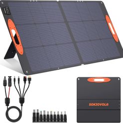 Alternative view of Special SOKIOVOLA N-Type 16BB 220W Portable Solar Panel for EF/Jackery/Bluetti/Anker Power Station, IP68 Waterproof Foldable