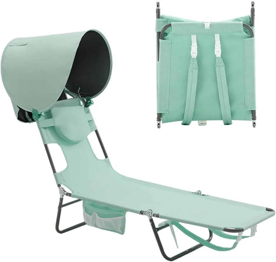 Special Lay Flat Tanning Chair, Face Down Lounger, 5-Position Reclining, Heavy-Duty 300 lb Capacity - Image 11