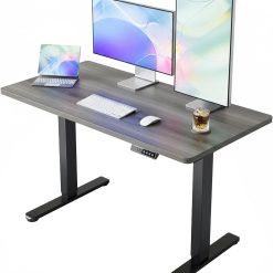 Special HUANUO 32 Small Electric Standing Desk Adjustable Height, 4 Memory Height Settings