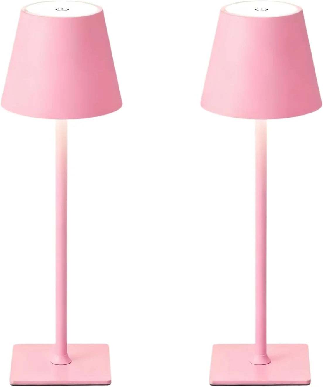 Special Gold Led Cordless Table Lamps-Rechargeable Lamp Set of 4 - Image 3