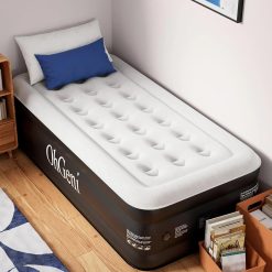 Alternative view of Special Air Mattress Queen with Built in Pump, 18 Raised Inflatable Blow Up Mattress, Upgraded Surface Portable Bed