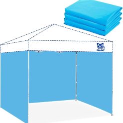 Alternative view of Special 10×10 Canopy Sidewalls for Canopy Frame, White (3Pcs Sidewalls Only)