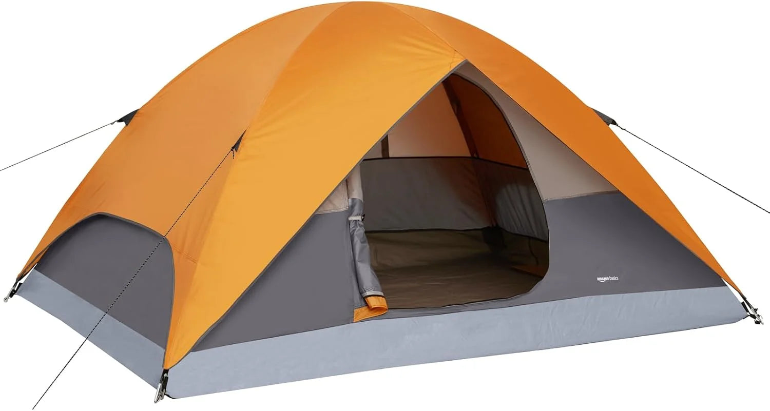 Special Amazon Basics Camping Tent, 3-Season Dome Design with Rainfly - Image 2