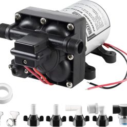 Alternative view of Special WASSERMANN RV Pump, 12V Self-priming RV Water Pressure Pump 4.0GPM 45PSI with Pressure Switch