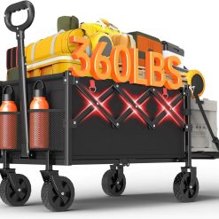 Alternative view of Special Wagons Carts Foldable, 360LBS Folding Heavy Duty Wagon with Wheels
