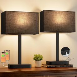 Special Hong-in Touch Lamps, Dimmable, Grey Modern Table Lamp for Night Stands