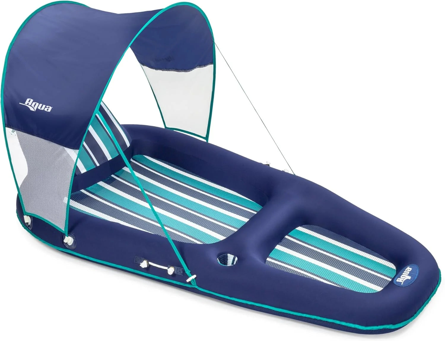 Special Aqua Luxury Water Pool Lounge, Extra Large, Inflatable Pool Floats for Adults with Headrest - Image 2
