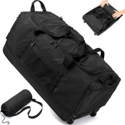 Alternative view of Special Laripwit Collapsible Duffle Bag with Wheels 130-170L Extra Large Expandable Travel Duffel Bag for Men Women Heavy Duty
