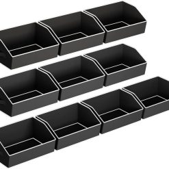 Special Homsorout Closet Organizers Bins 6 Packs, Large Closet Shelf Organizer with Handles, Fabric Trapezoid Storage